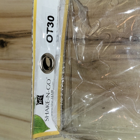 Drawstring Ombre Light Black to Golden Brown Ponytail NWT - Picture 6 of 9